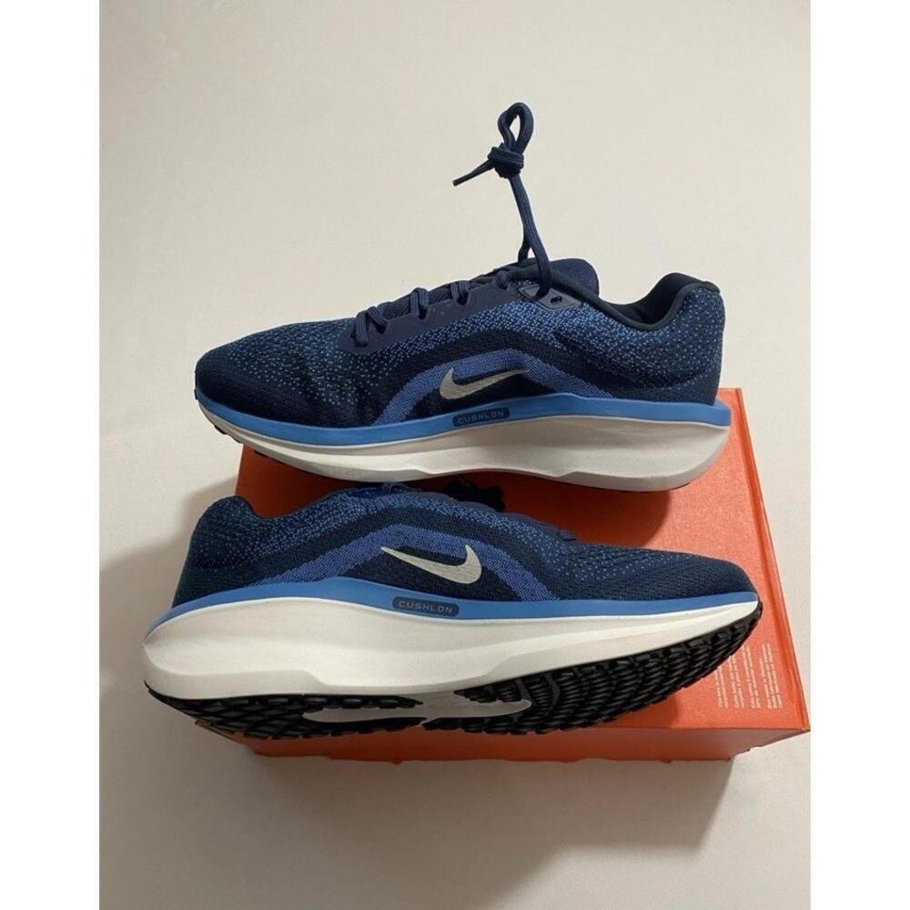 New Mens Size 12 Blue Nike Air Winflo 11 Running Shoes FJ9509 400 Size 10 - Picture 3 of 5